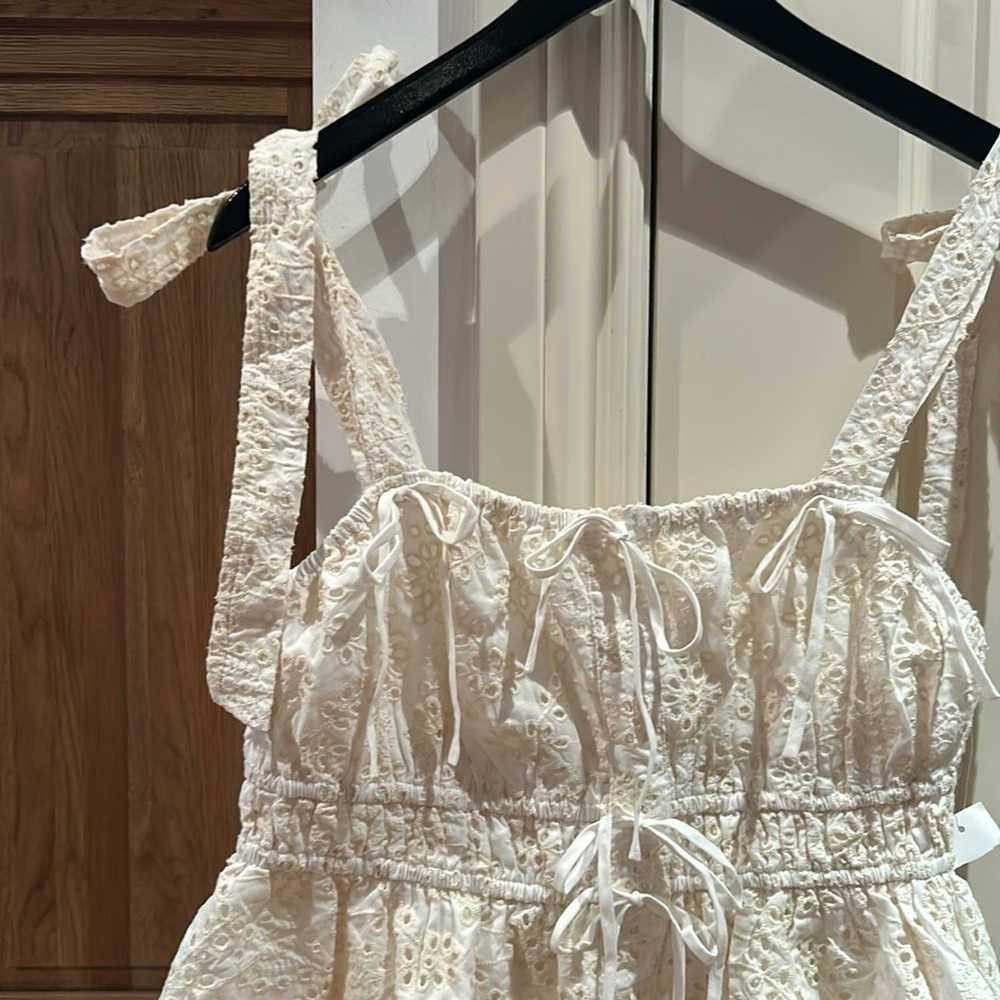 ANTHROPOLOGIE EN SAISON  Portia eyelet top large - Picture 5 of 13